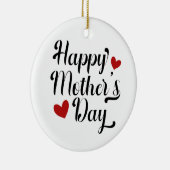 Simple Happy Moederdag Calligraphy | Versiering Keramisch Ornament (Rechts)