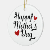 Simple Happy Moederdag Calligraphy | Versiering Keramisch Ornament (Links)