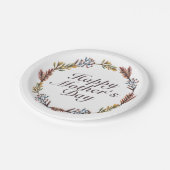 Simple Happy Moederdag Floral Paper Bord (Gekanteld)