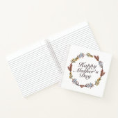 Simple Happy Moederdag Floral Wreate Notitieboek (Binnen)
