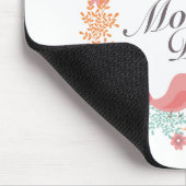 Simple Happy Moederdag Floral Wreath Mousepad Muismat (Hoek)