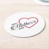 Simple Happy Moederdag | ONDERZETTER (Gebogen)