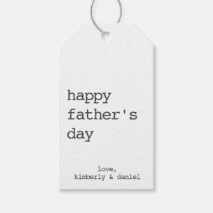 Simple Happy Vaderdag Cadeaulabel