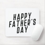 Simple Happy Vaderdag Typografie | MUISMAT (Met muis)