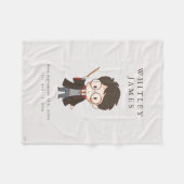 Simple Harry Potter-Baby shower Fleece Deken (Voorkant (Horizontaal))