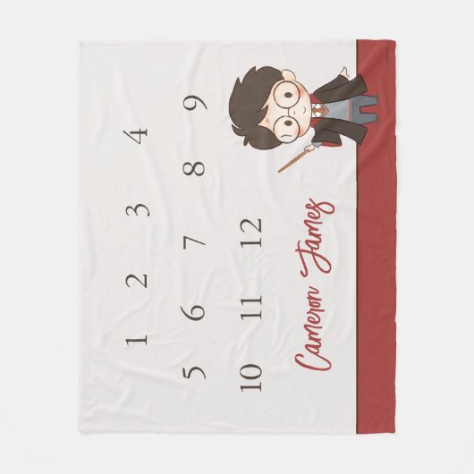 Simple Harry Potter-Baby shower Fleece Deken (Voorkant)