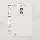 Simple Harry Potter Baby Shower Informatiekaartje (Voorkant / Achterkant)