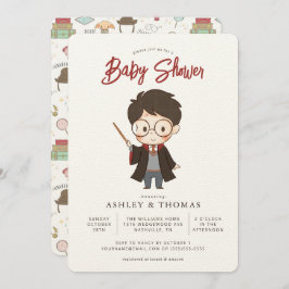 Simple Harry Potter-Baby shower Kaart