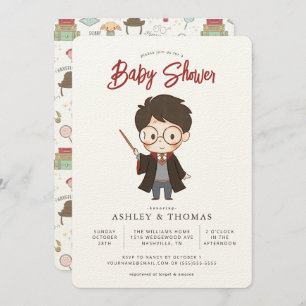 Simple Harry Potter-Baby shower Kaart