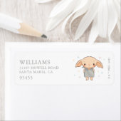 Simple Harry Potter - Dobby Baby Shower Etiket (Insitu)