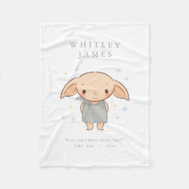 Simple Harry Potter - Dobby Baby Shower Fleece Deken