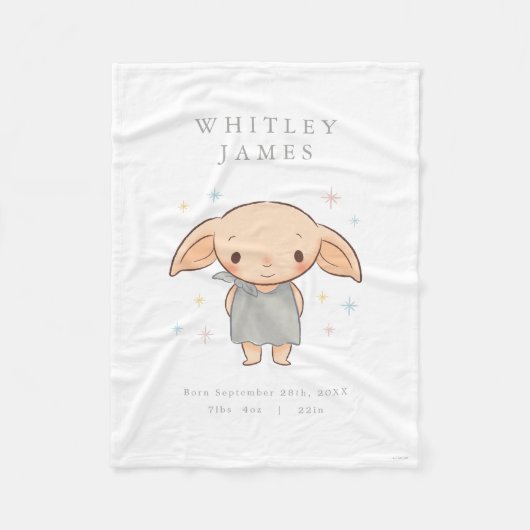 Simple Harry Potter - Dobby Baby Shower Fleece Deken (Voorkant)