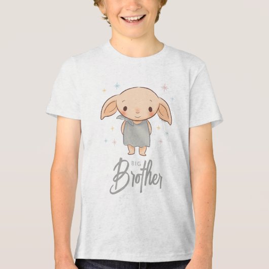Simple Harry Potter - Dobby Baby Shower Tri-Blend Shirt (Voorkant)