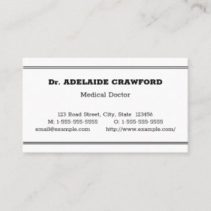 Simple Health Care Specialist Visitekaartje