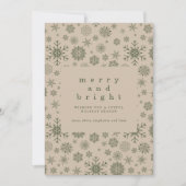 Simple Holiday Card with Photo Kaart (Voorkant)