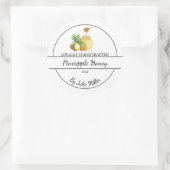 Simple Homemade Pineapple infused Honey Label (Tas)