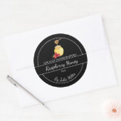 Simple Homemade Raspberry infused Honey Label (Envelop)