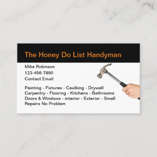 Simple Honey Do Handyman Visitekaartjes