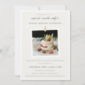 Simple Hung Photo Business Grand Invitation d'ouve (Devant)