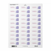 Simple Hydrangea Weddenschap Etiket (Full Sheet)