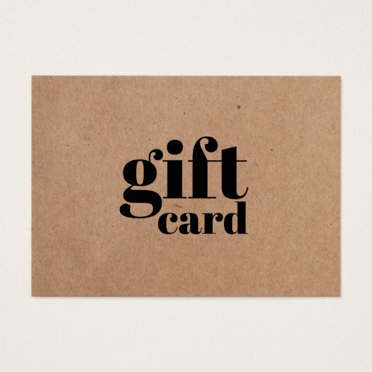 Simple impression Kraft Beauté Blancs (Devant)