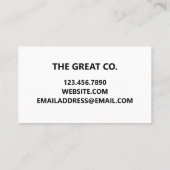 Simple Instagram Visitekaartje (Achterkant)