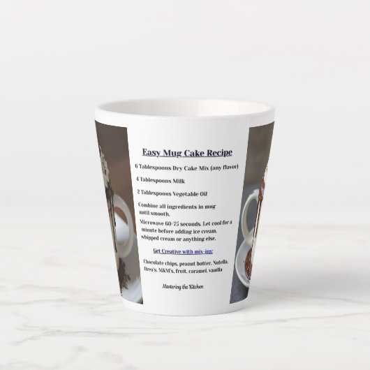 Simple Instant Mug Cake Recipe (Devant)