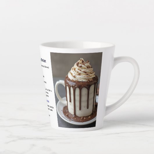 Simple Instant Mug Cake Recipe Latte Mok (Rechts)