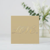 Simple invitation d'amour minimaliste moderne (Debout devant)