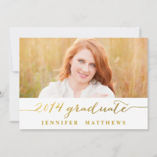 Simple Invitation de la fête de graduation