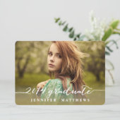 Simple| Invitation du groupe de diplômés (Debout devant)