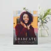 simple invitation et faire-part de remise de diplô (Debout devant)