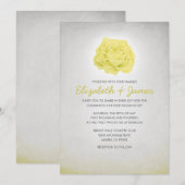 Simple invitations de Floral Wedding (Devant / Derrière)