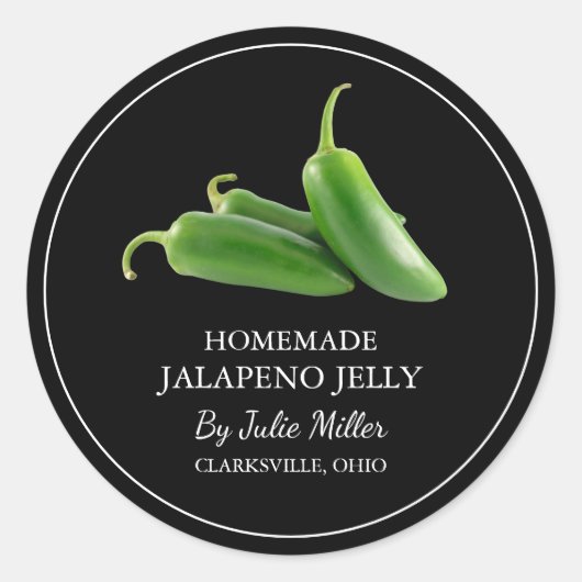 Simple Jalapeno Jelly Étiquette (Devant)