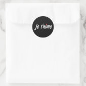 Simple Je T'aime Je t'aime Valentine | Sticker (Sac)