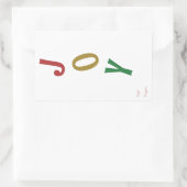 Simple Joie De Noël Pour Un Autocollant Cadeau (Sac)