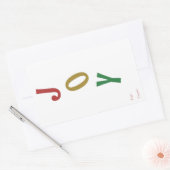 Simple Joie De Noël Pour Un Autocollant Cadeau (Enveloppe)
