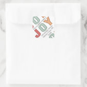 Simple Joie Étiquette de adresse de vacances | Sci (Sac)