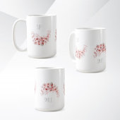 Simple jolie aquarelle rose floral Mug