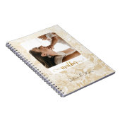 Simple Journal Photo Strass Doré Maman (Côté Droit)