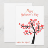 Simple Joyeuse Carte de Fête de Galentine (Devant / Derrière)