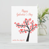 Simple Joyeuse Carte de Fête de Galentine (Debout devant)