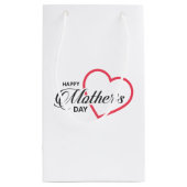 Simple Joyeuse fête des mères | Sac cadeau (Dos)