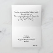 Simple Joyeux anniversaire belle carte d'anniversa (Intérieur)