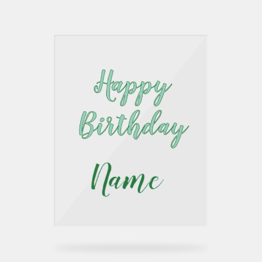 simple joyeux anniversaire minimal ajoutez votre n (Recto)