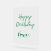simple joyeux anniversaire minimal ajoutez votre n (Angle)