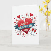 Simple Joyeux Carte de la Saint-Valentin 2026 (Fleur jaune)