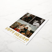 Simple Joyeux Joyeux Vacances Vertical 3 Photo | O (Rotation)