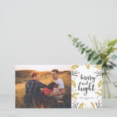 Simple Joyeux & Lumineux | Carte de vacances photo (Debout devant)