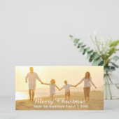 Simple Joyeux Noël - Carte photo (Debout devant)